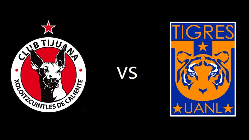 Cầu thủ Club Tijuana và Tigres UANL đấu tranh gay gắt trên sân cỏ