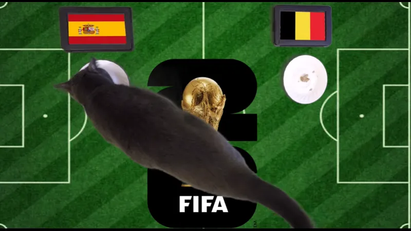 Mèo tiên tri dự đoán Tây Ban Nha và Argentina đang chọn Tây Ban Nha